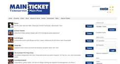 Desktop Screenshot of mainticket.de